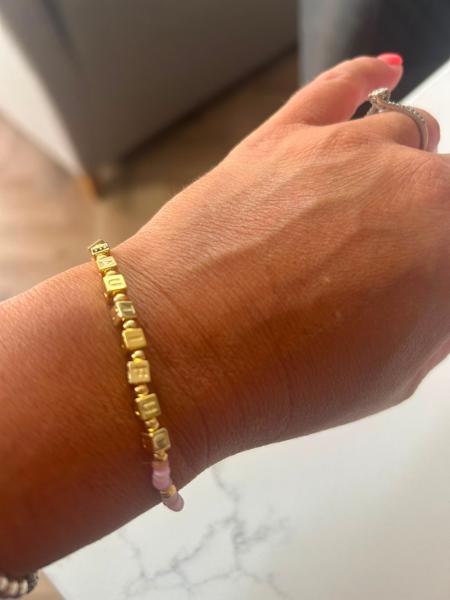 Happy Little Moments 'Happy Birthday Beautiful' Bracelet in Gold Plating