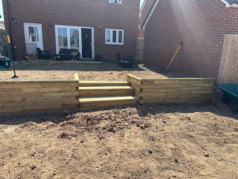 Retaining Wall installation- DIY
