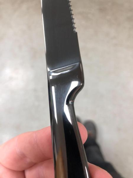 Sharp, solid knife – really happy with it
