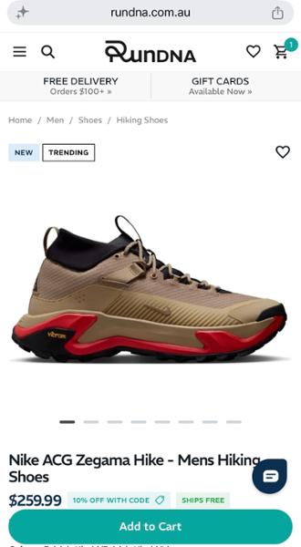 Nike ACG Zegama Hike - Mens Hiking Shoes