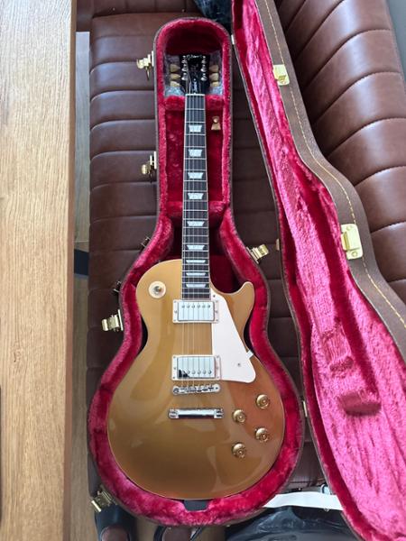 Gibson Les Paul Standard '50s Gold Top Nickel Abr Bridge hardware