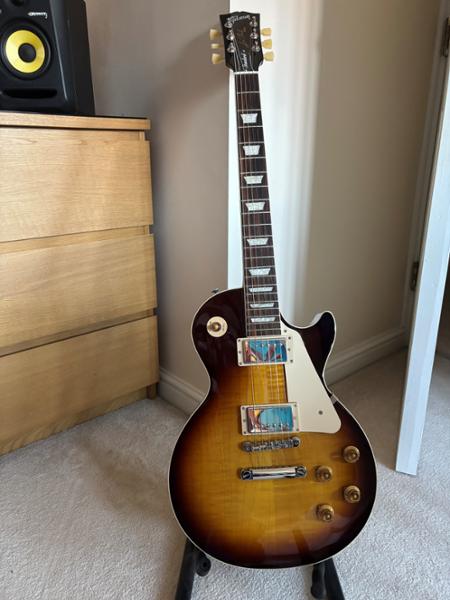 Gibson Les Paul Standard 50s Figured Top, Tobacco Sunburst #222640232