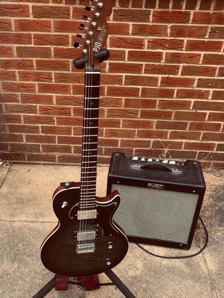 PJD Carey Origin Pro Electric Guitar in Forest Green Burst