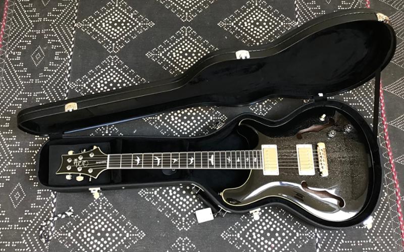 PRS SE Hollowbody Standard Electric Guitar in Dog Hair Smokeburst