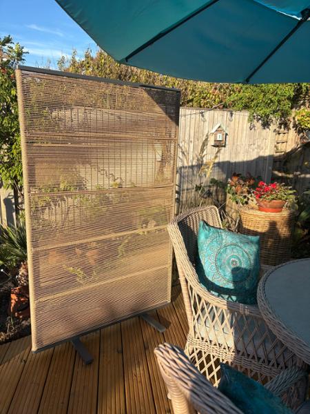 Woven Wicker Screen
