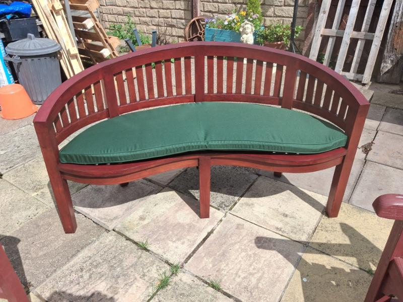 Banana Bench 1.5m Cushion in Green