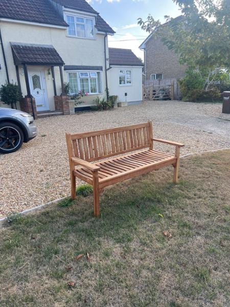 Garden Bench Teak Oil 1 Litre Flask