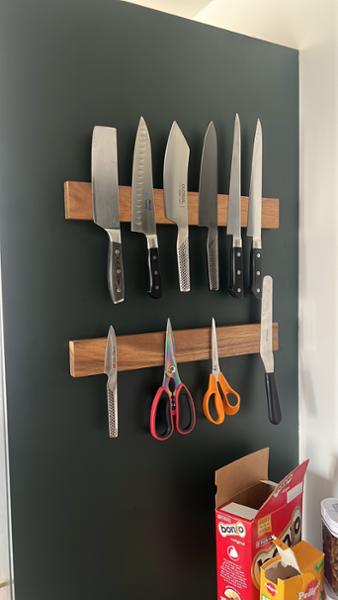 Acacia knife racks