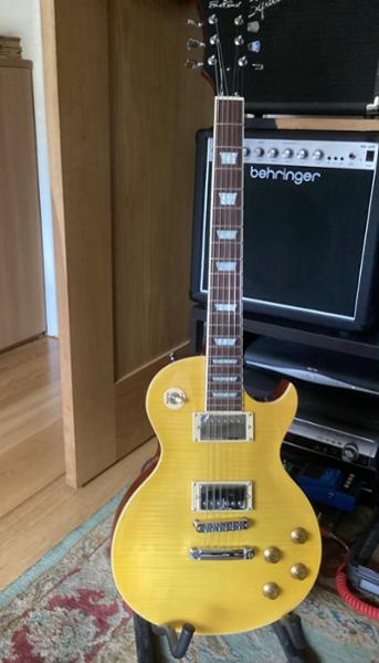 EastCoast L1 Electric Guitar in Lemon with Rosewood Fretboard