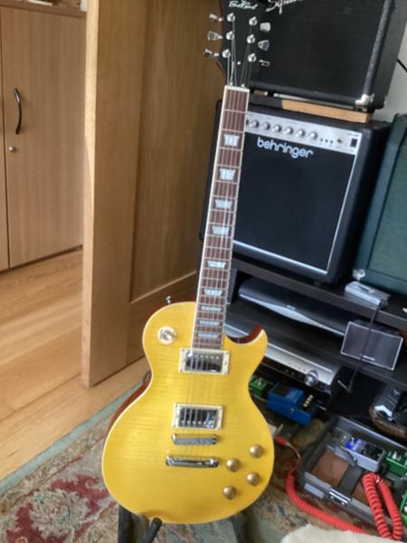 EastCoast L1 Electric Guitar in Lemon with Rosewood Fretboard