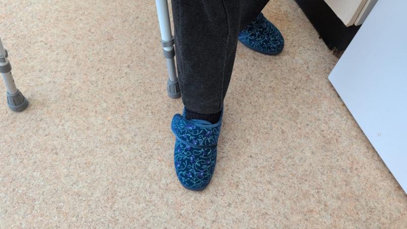 Stylish, comfortable slippers for swollen feet