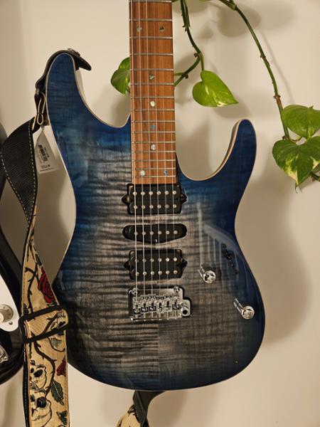 Ibanez AZ2407F-SDE Prestige Electric Guitar in Sodalite Blue