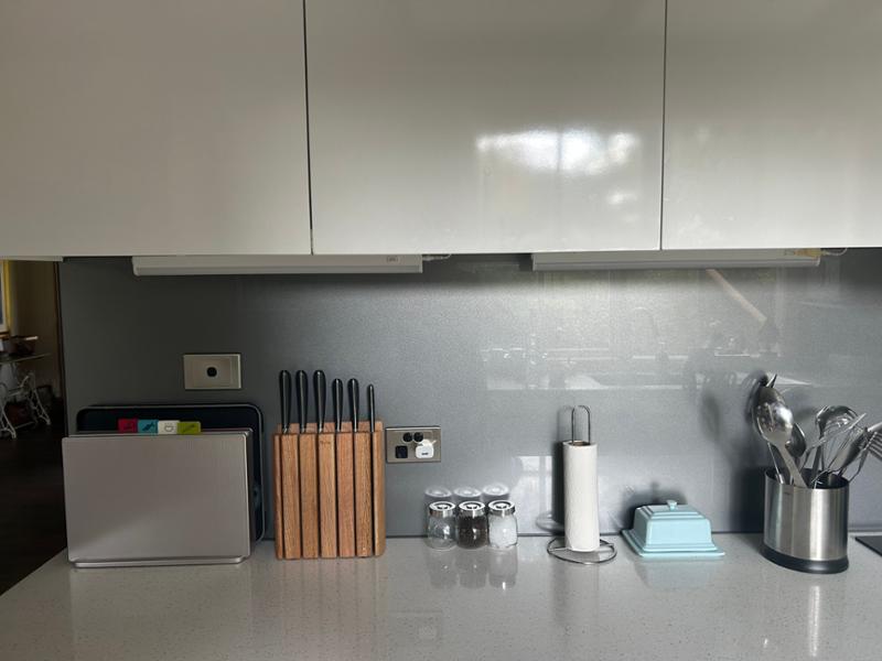 Signature The Chef's Edit Book Oak Knife Block Set 7P with Pebble Chopping Board 44cm and Sharpener