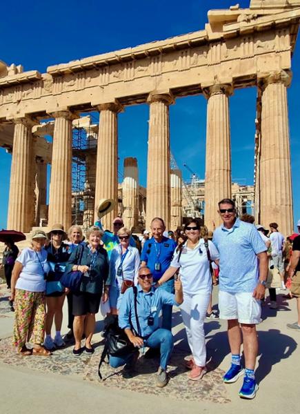 Explore Greece Island Hopper featuring Athens, Mykonos, and Santorini on 07/18/2026