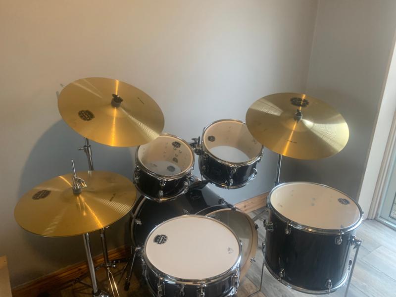 Mapex Venus 22" Acoustic Drum Kit in Black Galaxy Sparkle