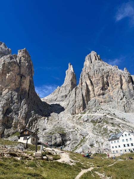Walking in the Dolomites - Campitello
