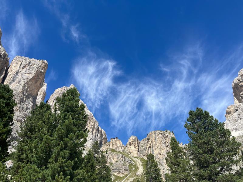 Walking in the Dolomites - Campitello