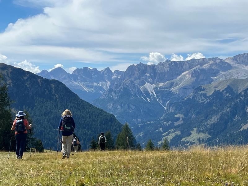 Walking in the Dolomites - Campitello