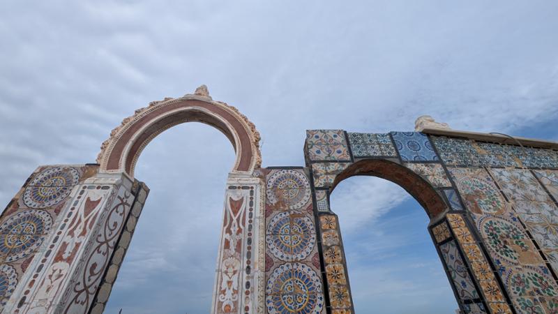 Tunisian Coast and Ancient Carthage in Summer