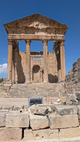 Tunisian Coast and Ancient Carthage in Summer
