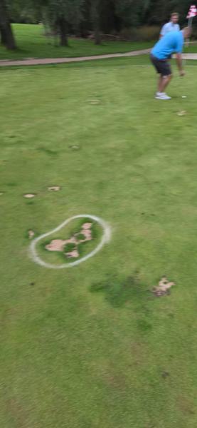 Shocking golf course