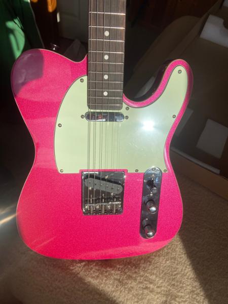 Eastcoast T62 T-Style Electric Guitar in Burgundy Mist Metallic
