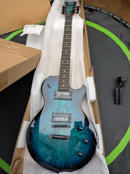 Schecter SOLO-II Standard Electric Guitar in Ocean Blue Burst