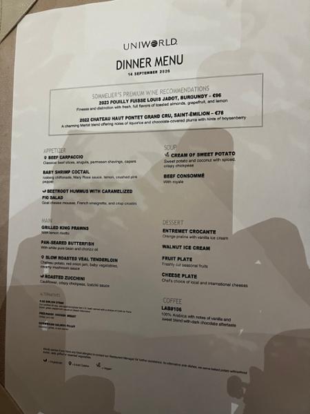 Disappointing restaurant service