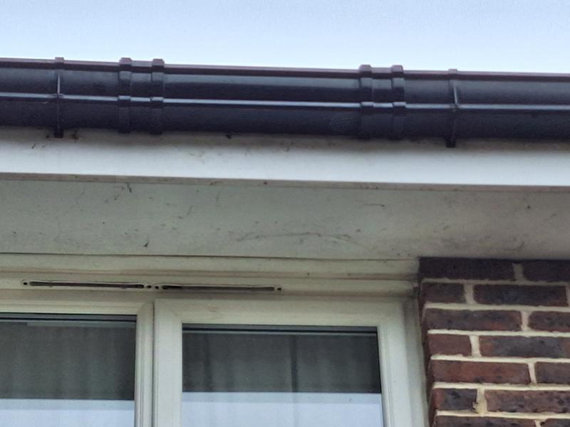 8T874- Osma 111mm x 76mm Storm Line Gutter - 4mtr