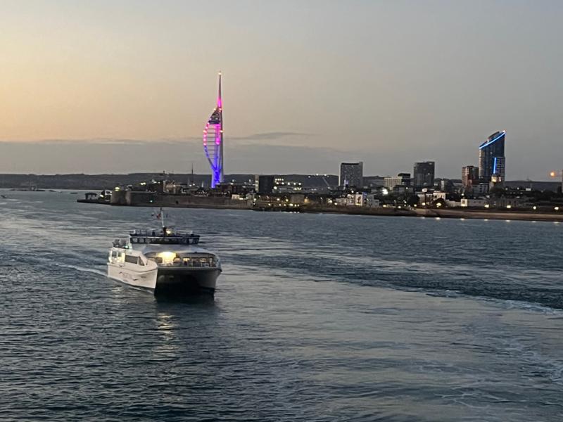 Lovely trip across the Solent to Pompey.