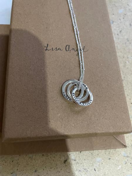 Personalised Russian Ring Necklace