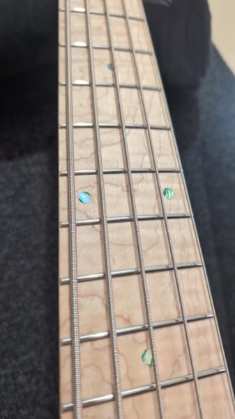 Ibanez BTB605MLM-PWM 5-String Multi-Scale Bass Guitar in Pearl White Matte