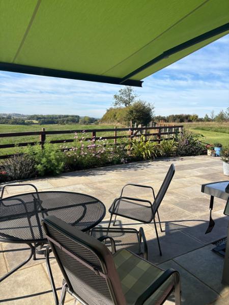 Happy Customers - the new awning improves our living space
