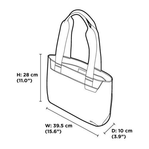 Elements Tote Bag (Small) in Black/Grey Interior