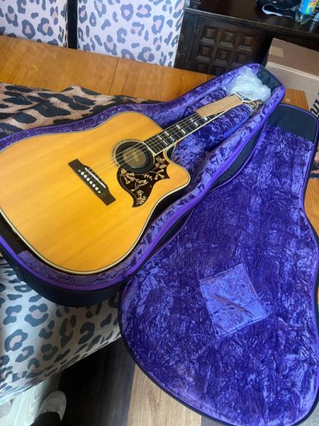 B Stock : Epiphone Inspired By Gibson Custom 1960 Hummingbird Deluxe EC In Natural - 001