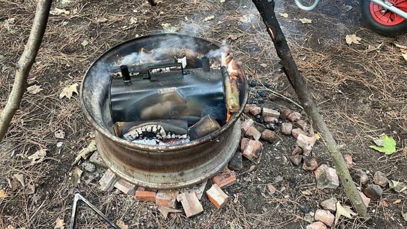 Great for making lump charcoal, easy to use.