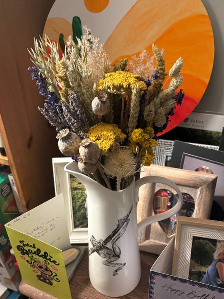 English Countryside Dried Flower Bouquet