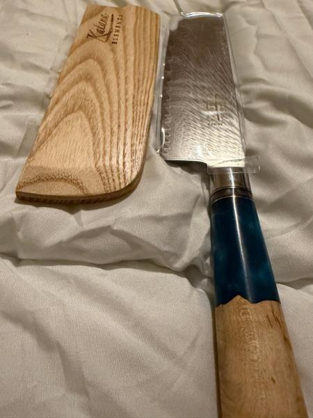 Katana Elements Nakiri Knife 18cm Ocean Blue