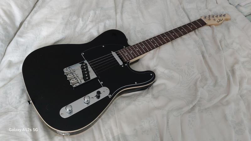 Eastcoast T62 Double-Bound T-Style Electric Guitar In Black