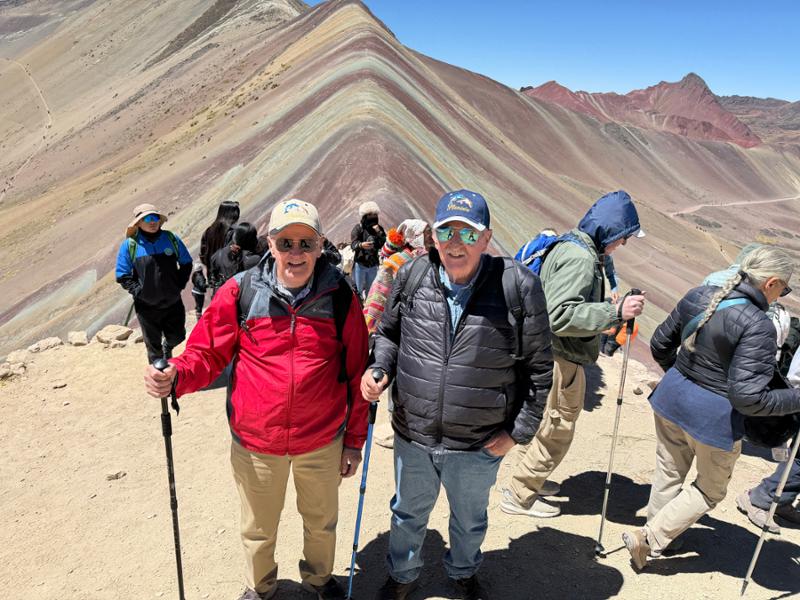 The Peel brothers enjoyed a trip of a lifetime, in Peru.