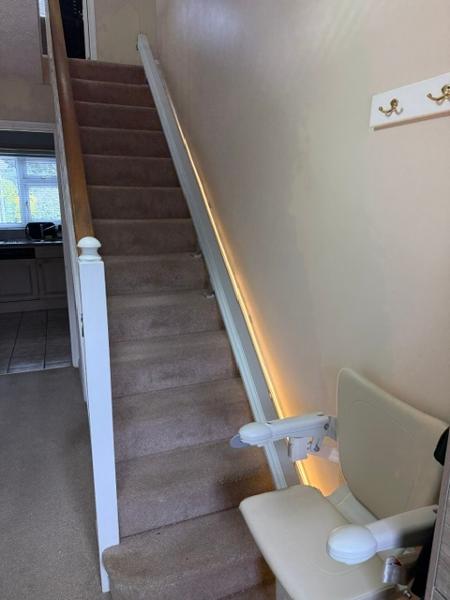 The 1100 is a great product for straight stairs.