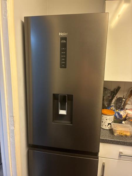 Haier Series 5 3D Fridge Freezer 60/40 NoFrost - Dark Inox - HTW5618EWMP