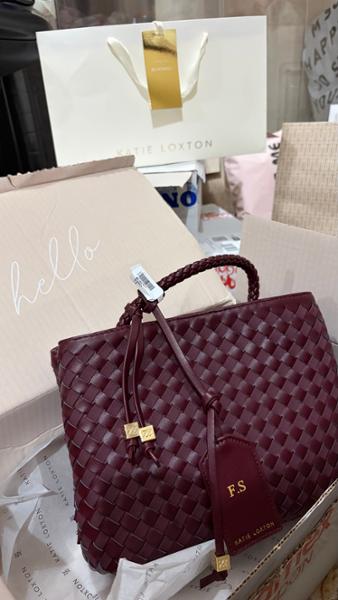 Katie Loxton Nova Hand Woven Top Handle Bag