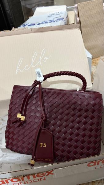 Katie Loxton Nova Hand Woven Top Handle Bag