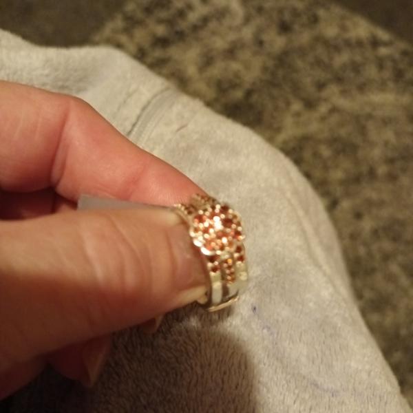 Size P to Q 0.48ct Anthill Garnet Sterling Silver Ring