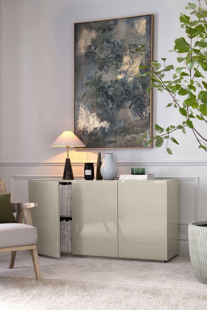 Next Dark Natural Sloane Glass Collection Luxe Large Sideboard Natural Reviews Next Reviews Feefo