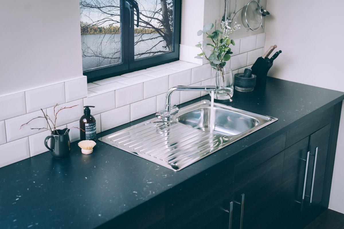 Valle Hudson 860x500mm Single Bowl Compact Kitchen Sink Stainless Valle Hudson 860x500mm Single Bowl Compact Kitchen Sink Stainless St