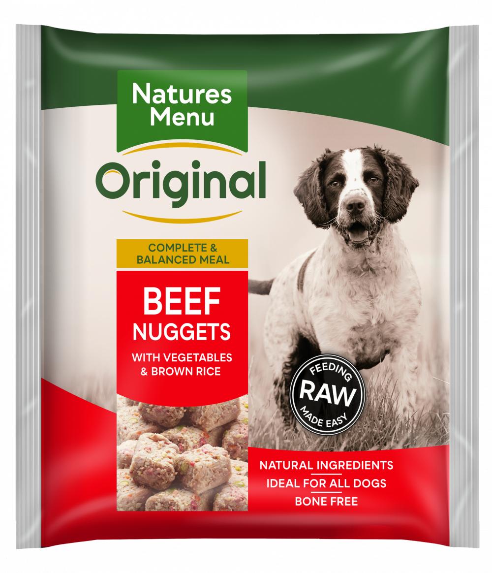 Beef Nuggets Natures Menu Raw Meals For 