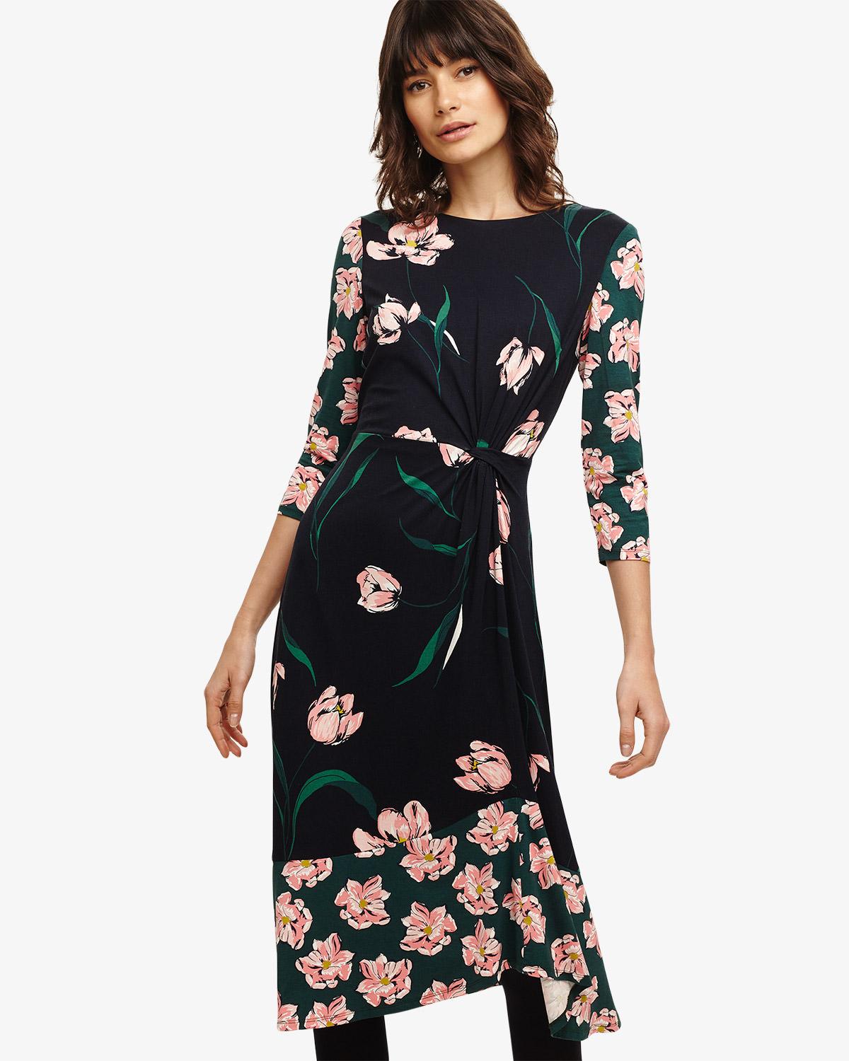 phase eight leto floral print dress
