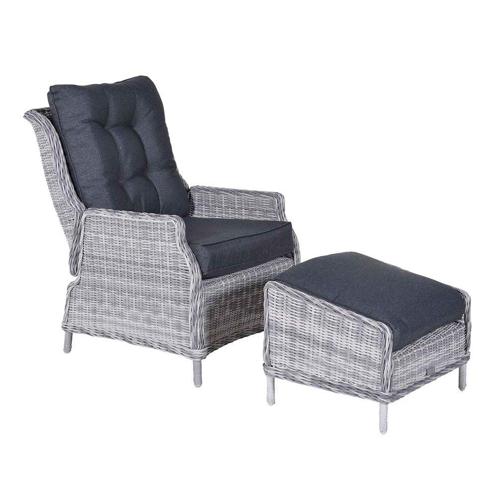 Cordoba Chair Cloudy Grey Half Weave Wicker Reviews Housing